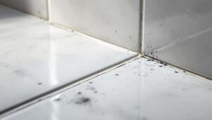 Jak usunąć czarne plamy z silikonu w łazience