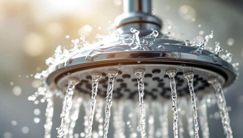 Zakamieniały słuchawka prysznicowa? Trik z foliówką – czyści się sama