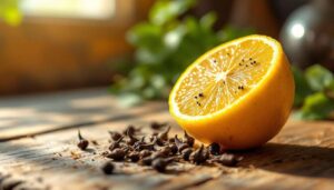 Goździki wbite w cytrynę: naturalny odświeżacz, który działa przez cały tydzień