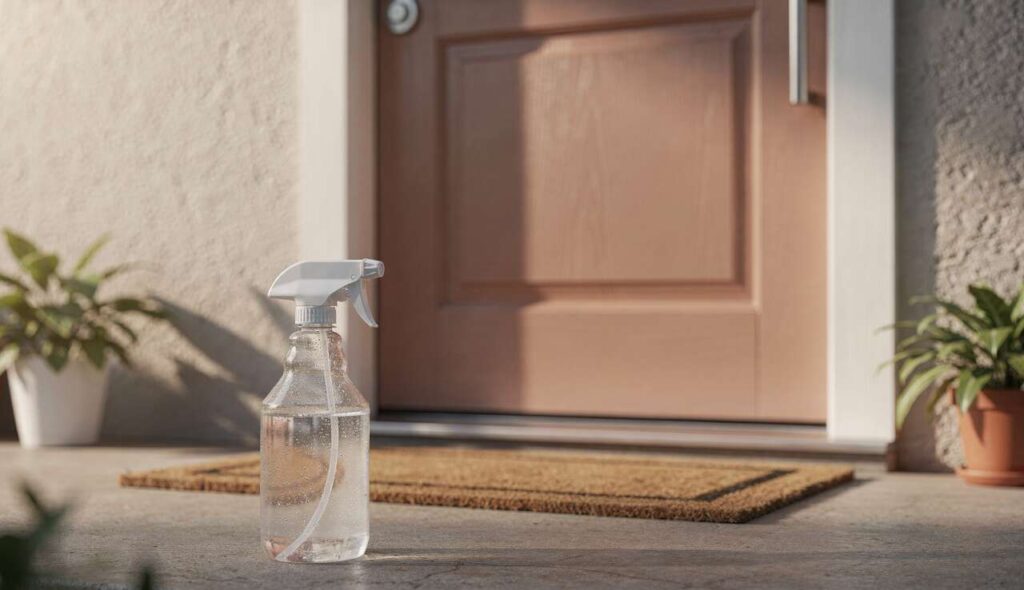 Rozpyl ocet przy drzwiach wejściowych: eksperci wyjaśniają, po co to robić