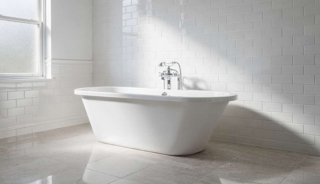 Fugi w łazience: jeden domowy środek wybiela je w 5 minut bez szorowania