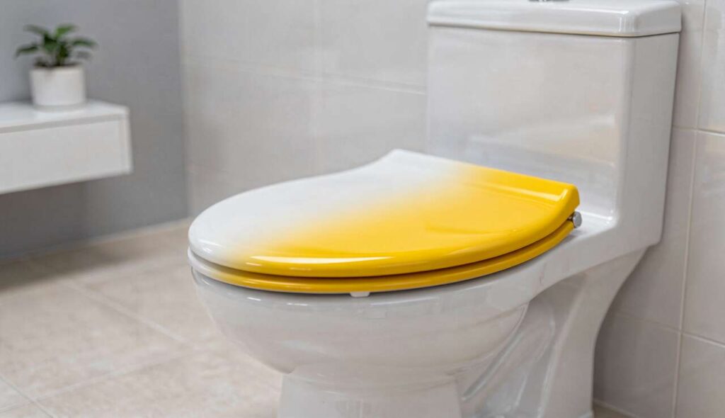 Żółta deska sedesowa: jeden środek z kuchni przywraca jej biel bez szorowania