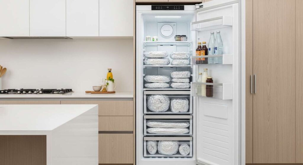 «Przetestowałam trik z folią aluminiową w zamrażarce i szron prawie zniknął»